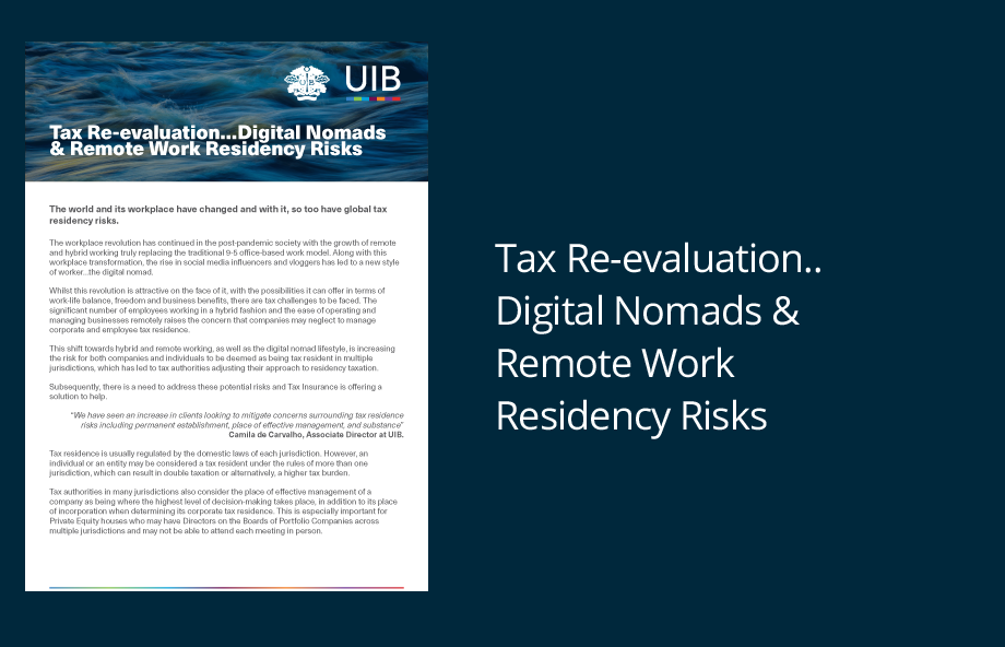 Tax Residency Tax Residency